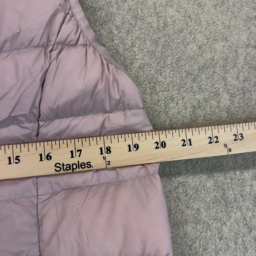 Eddie Bauer Womens EB650 Down Fill Puffer Vest Light Purple Full Zip Pockets L - Picture 5 of 7